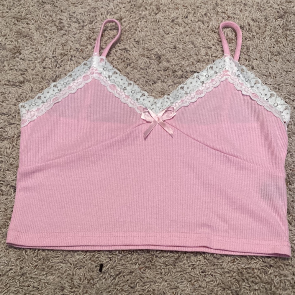 Woman’s pink Tank